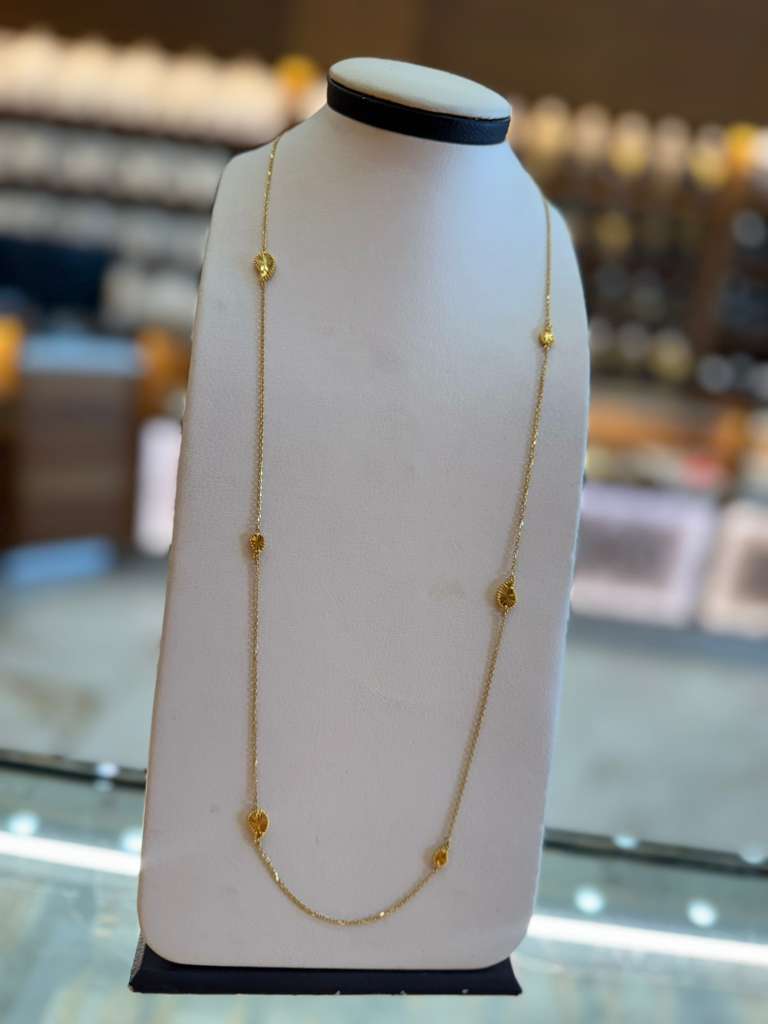 21K Gold Long Necklace - SW29962